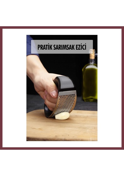 Storeşahin Tutma Kollu Paslanmaz Çelik Sarımsak Ezici Doğrayıcı Shn0720