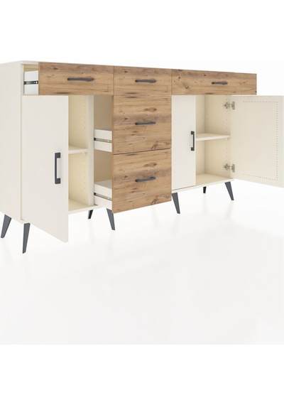 Arges Konsol 2 Raflı 5 Çekmeceli 3 Kapaklı 176x30x99 Aytaşı-aytaşı/çam Aytası/atlas Çam - Aytası Arges Konsol 2 Raflı 5 Çekmeceli 3 Kapaklı 176x30x99 Aytaşı-aytaşı/çam Aytası/atlas Çam - Aytası