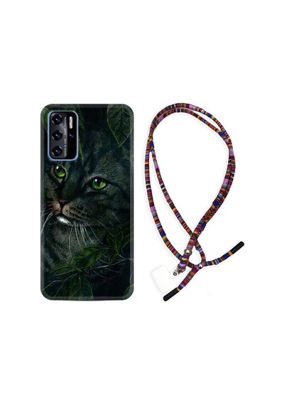 Reeder P13 Blue 2022 Kılıf Rasta Boyun Askılı Flowers Cat 1345