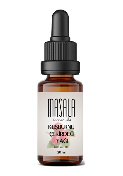 Masala Saf Kuşburnu Çekirdeği Yağı 20 ml. (Rosehip Oil)  Soğuk Pres
