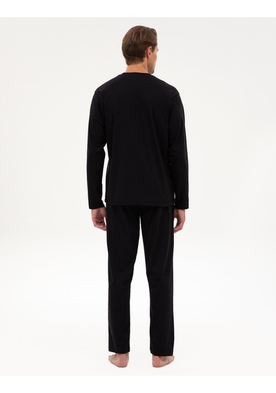 Pierre Cardin Erkek Siyah Pijama Takım 50322640-001 Siyah