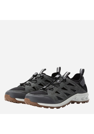 Jack Wolfskin 4051301 6945 Woodland 2 Hybrıd Low M Erkek Sandalet Yeşil Beyaz Beyaz - Yeşil