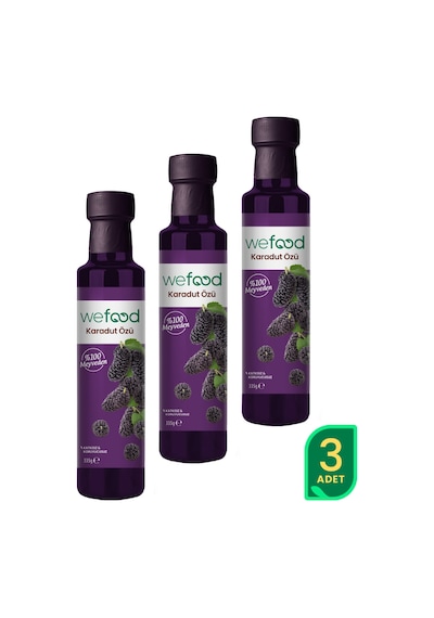 Wefood Karadut Özü Soğuk Sıkım 3 x 335 G