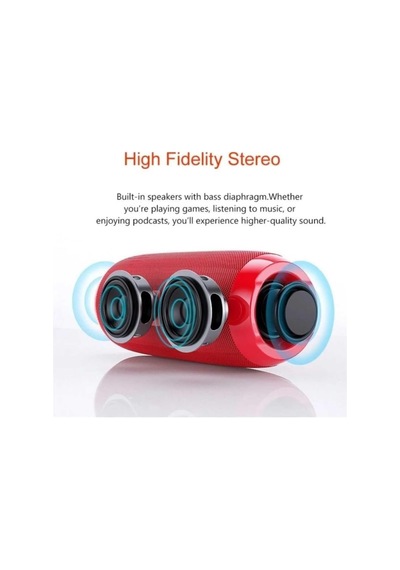 Junglee 236 Fm Radyolu Bluetooth Hoparlör Yükses Ses Extra Bass Wireless Speaker Usb/sd/aux Girişli Ses Bombası İl