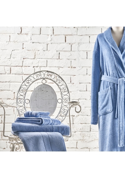 Linens Soft Pamuk Banyo Havlusu Koyu Mavi 85 x 150 CM