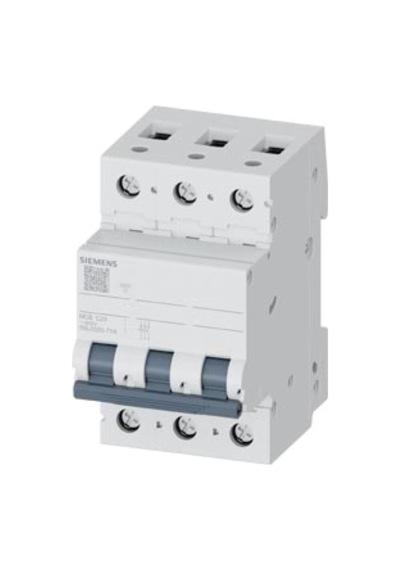 Siemens 5sl3320-7ya Eko Seri Otomatik Sigorta 4,5ka, 3 Faz, C Tipi, 3x20 Amper