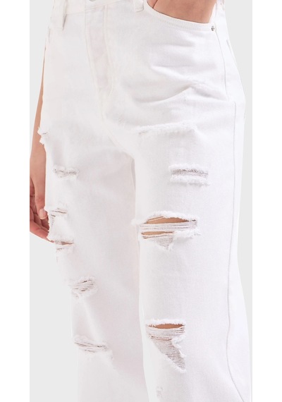Armani Exchange Kadın Kot Pantolon 3dyj51 Y1hrz 1100 Beyaz