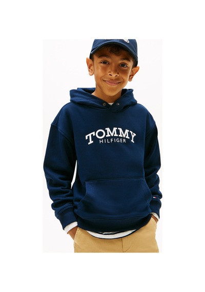 Tommy Hilfiger Lacivert Erkek Çocuk Baskılı Sweatshirt Kb0kb10028c1g Çok Renkli