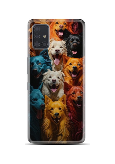 Samsung Galaxy Uyumlu A31 Kılıf Boutique Baskılı Resimli Köpekçikler Pcode -026