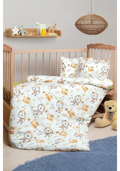 Cotton Collection Pamuk Bebek Nevresim Takımı Lion