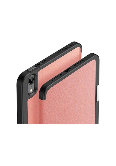 Dux Ducis Apple Uyumlu iPad Mini 6 (2021) Kılıf Kalem Bölmeli Standlı Domo Se