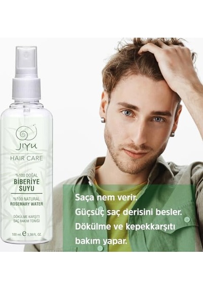 Tr Biberiye Suyu%100 Doğal Saf Saç Toniği 100 Ml Saç Dökülmesine Ve Uzamasına Destek Bitkisel Serum P