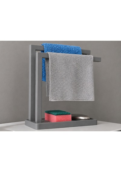 3d Baskı Havluluk Ve Sabunluk Organizer - Lavabo Üstü Çok Amaçlı Düzenleyici-gri Çok Renkli