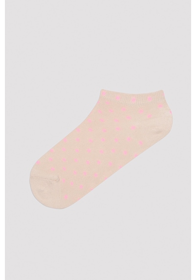 Penti Multicolor Dots 5li Patik Çorap Mavi Pembe