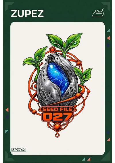 Zpz742 Seed File 027 Ütüyle Uygulanabilir Transfer Baskı - 911529647