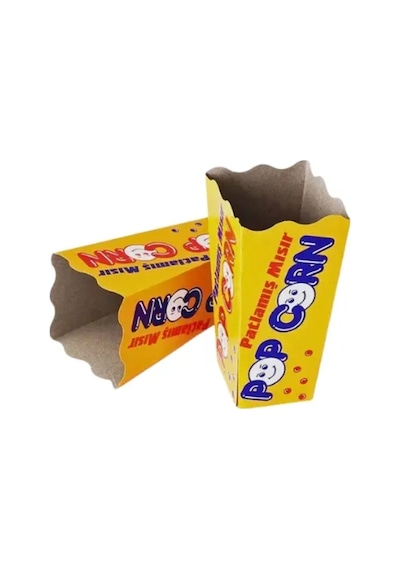 Popcorn Mısır Kutusu Küçük Boy 100 Adet