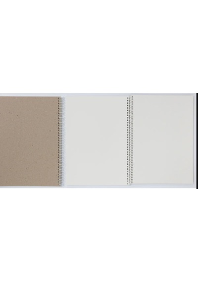 Morning Glory 3500 Çizgisiz Defter 25,4x18,4 Cm Kahverengi 14000-88743