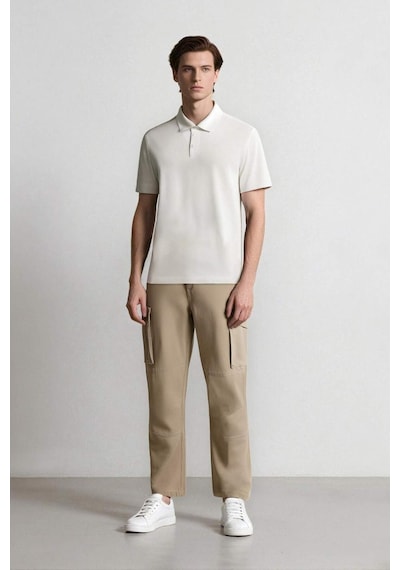 DeFacto Wide Leg Bol Rahat Kesim Kargo Cepli Geniş Paça Gabardin Pantolon E5810AX25SPBG540
