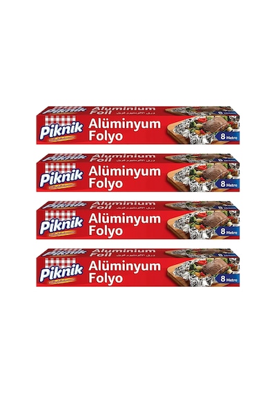 Piknik Alüminyum Folyo 8 M X 4 Adet
