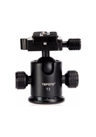 Tefoto T3 Kamera Tripod Top Kafa Ballhead T1101
