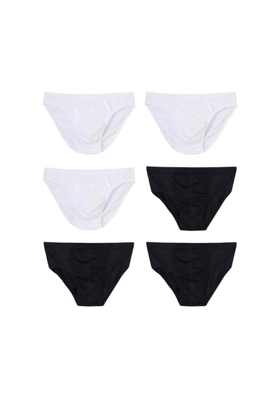 6 Adet Erkek Pamuk Önyıldız Kom Slip 001