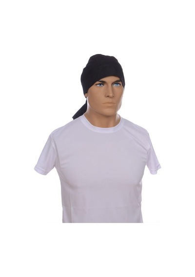 Formteks Aşçı Arka Kısım Bağlamalı Bandana Siyah