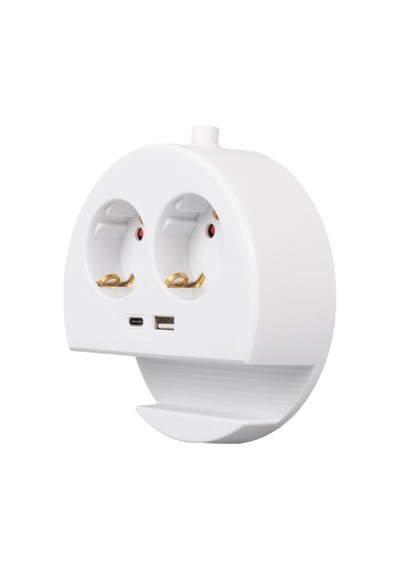 Akım Korumalı Grup Priz 2 Li Usb / Type-c 1.5 Mt Kablolu 3680w 16ah Topraklı Çocuk Koruma