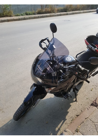 Honda Transalp Xl650 Uzun Cam Koyu Füme Zeus 50Cm 4Mm