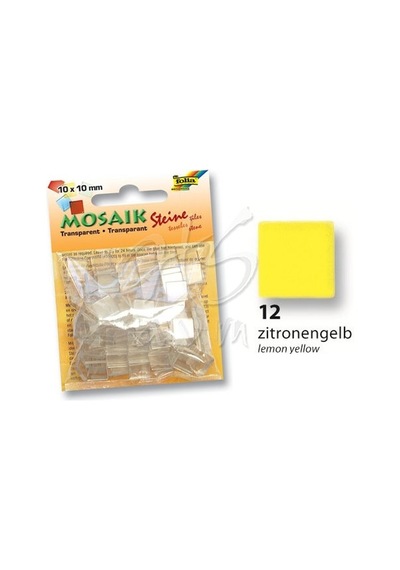 Folia Transparan Mozaik 10X10 Mm 190 Adet Sarı 57212