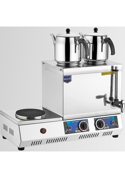 Remta K31 30 Model İki Demlikli Pleytli Elektrikli Çay Ocağı - Kahveci Takımı 23 Lt 3000 W