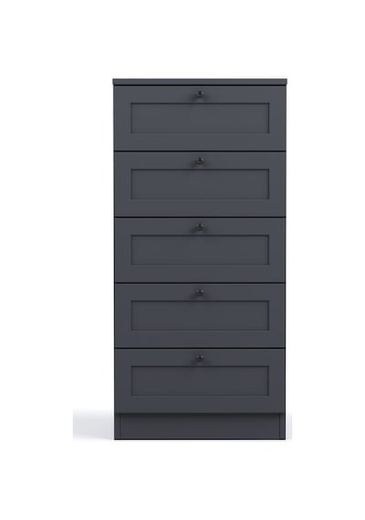 Terra 5 Çekmeceli Şifonyer/çamaşırlık 50x105x42 Cm Modern Tasarım Beyaz