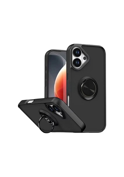 Apple İphone 17 Montreal Yüzüklü Silikon Kapak