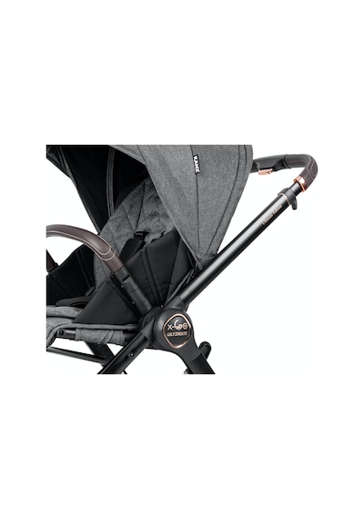 Kanz X-go Ultimate Travel Sistem Bebek Arabası Rose Gold Gri Antrasit - Siyah