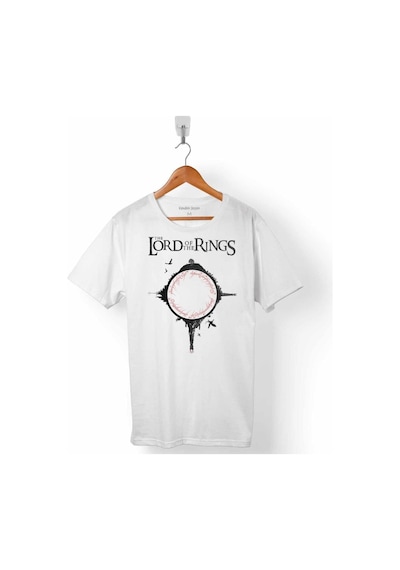 Lord Of The Rıngs Cırcle Yüzüklerin Efendisi Logo Erkek Tişört