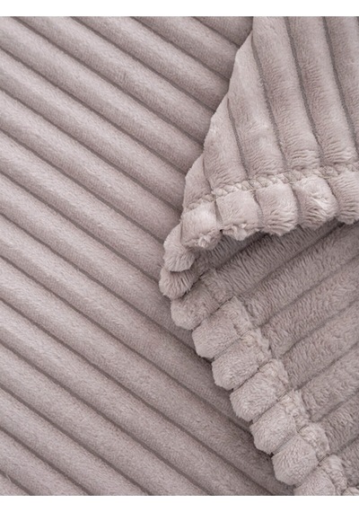 Mulberry Estelita Super Soft Tek Kişilik Fitilli Battaniye 160 x 220 Krem Rengi