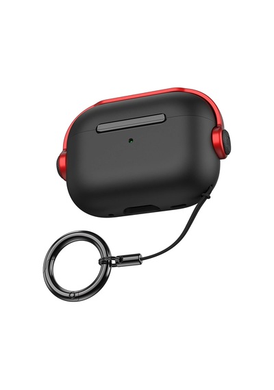 Uray Store Apple AirPods Uyumlu 3 3.nesil Cool Kılıf - Siyah-kırmızı Diğer