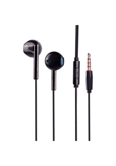 Tr K103 3.5mm Jack Girişli Metal Nikelajlı Yüksek Ses Sporcu Kulak İçi Extra Bass Kulaklık Stereo Siyah Genel