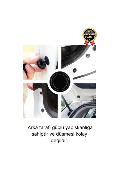 Yüksek Kalite Dayanıklı Çarpma Engelleyici Araba Oto Kapı Sesi Darbe Emici Absorbe Aparatı 10 Adet
