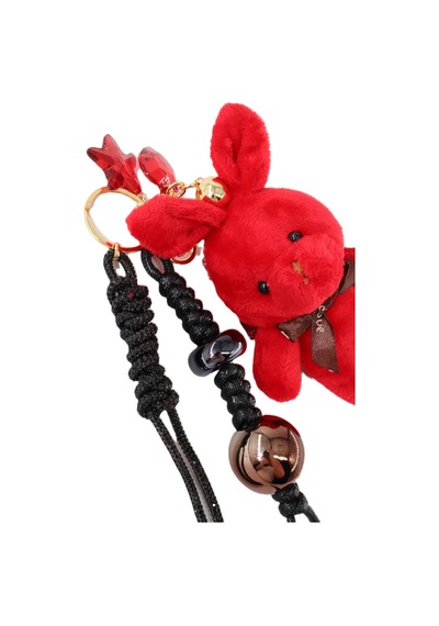 Anahtarlık Çanta Charm. Ayna Süsü. Çanta Aksesuarı. Anahtarlık Peluş Tavşan Örme Ip Çanta Charmı. 64853048