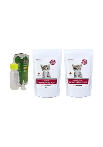 Yavru Kedi Süt Tozu Ve Biberon Seti, 60 Ml