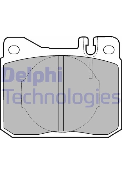 Delphı Lp221 Fren Balatası Ön Mercedes W123 C123 W126 C126 R107 A0014209920 1 Takım