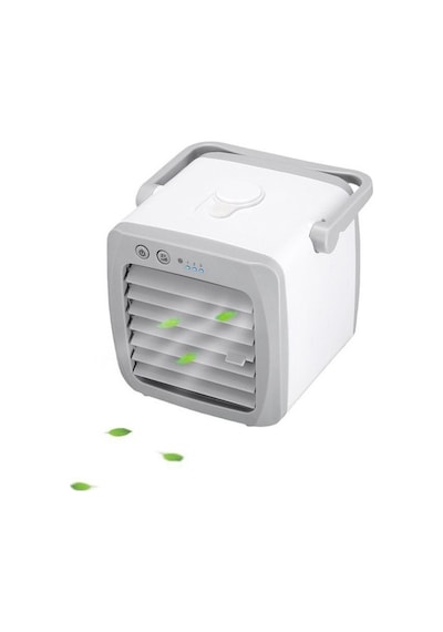 Klima Mini Fan Soğutucu Hava Soğutucu Usb Klima Ycıbqz Gri