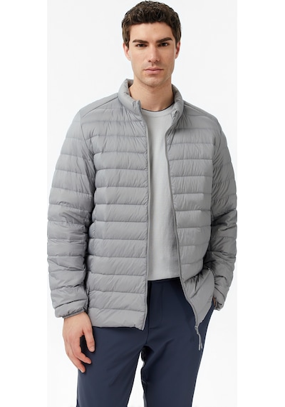 Nautica Erkek Gri Regular Fit Dik Yaka Su İtici Kaz Tüyü Montkapitonej57041t