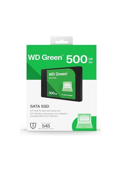 Wd 500gb Green 545-465mb-s Sata 3.0 Wds500g5g0a Ssd Harddisk