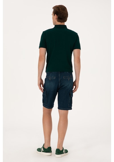 U.S. Polo Assn. Erkek Mavi Jean Şort 50304364-DN0030