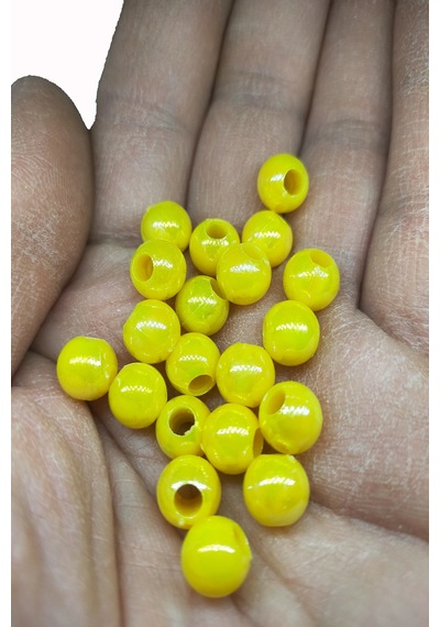 Sazan Dip Yemi Janjan Boncuk 8 Mm (Geniş Delik)100 Adet