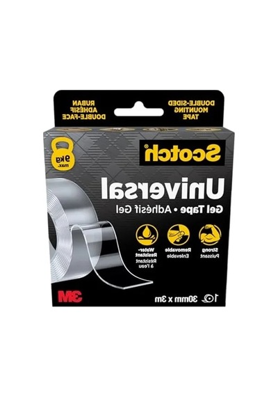 Çift Taraflı Nano Montaj Bandı, Şeffaf, Su Geçirmez, 30mm X 3m 0,13mm X 48mm X 25mt