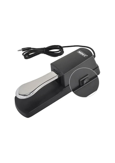 Midex Pp-06 Sustain Pedalı 3.5 Mm Jack Sustain Girişi Olan Tüm Ürünlerle Uyumlu