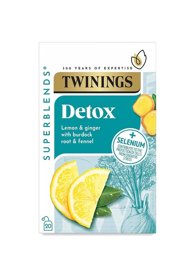 Twinings Detox Limon Aromalı Bitki Çayı Karışımı 20 Bardak Poşet Skt:12/2026