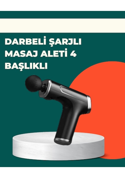 Muratech Kas Yorgunluğu Giderici Vücut Masaj Tabancası Çok Renkli